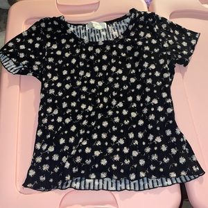 floral print shirt